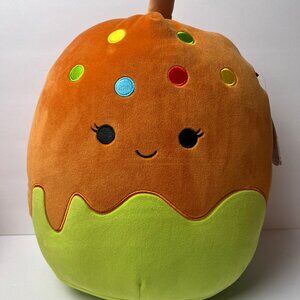 Original Squishmallows 15" Janice Brown Green Candy Apple New with tag